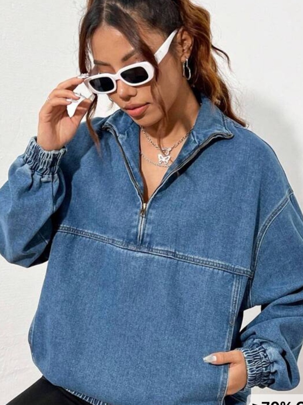 Denim Blue pullover
